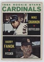 1964 Rookie Stars - Mike Shannon, Harry Fanok [Poor to Fair]
