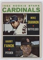 1964 Rookie Stars - Mike Shannon, Harry Fanok