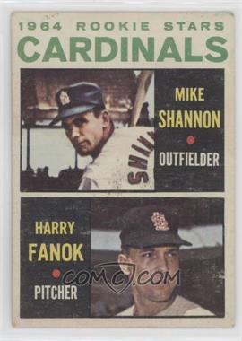 1964 Topps - [Base] #262 - 1964 Rookie Stars - Mike Shannon, Harry Fanok [Good to VG‑EX]