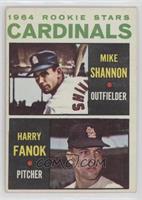 1964 Rookie Stars - Mike Shannon, Harry Fanok