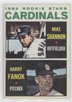 1964 Rookie Stars - Mike Shannon, Harry Fanok [Good to VG‑EX]