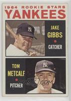 1964 Rookie Stars - Jake Gibbs, Tom Metcalf [Good to VG‑EX]