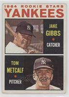 1964 Rookie Stars - Jake Gibbs, Tom Metcalf [Good to VG‑EX]