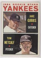 1964 Rookie Stars - Jake Gibbs, Tom Metcalf [Poor to Fair]