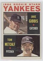 1964 Rookie Stars - Jake Gibbs, Tom Metcalf