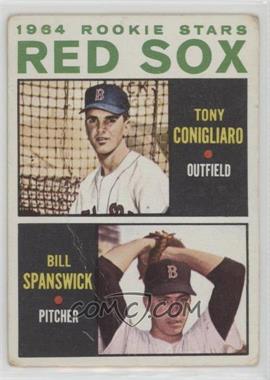 1964 Topps - [Base] #287 - 1964 Rookie Stars - Tony Conigliaro, Bill Spanswick [Poor to Fair]