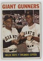 Giant Gunners (Willie Mays, Orlando Cepeda) [Poor to Fair]