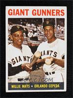 Giant Gunners (Willie Mays, Orlando Cepeda) [Good to VG‑EX]