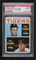 1964 Rookie Stars - Fritz Fisher, Fred Gladding [PSA 9 MINT]