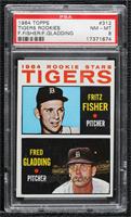 1964 Rookie Stars - Fritz Fisher, Fred Gladding [PSA 8 NM‑MT]