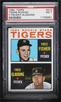 1964 Rookie Stars - Fritz Fisher, Fred Gladding [PSA 7 NM]