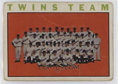 1964 Topps - [Base] #318 - Minnesota Twins Team [Poor to Fair]