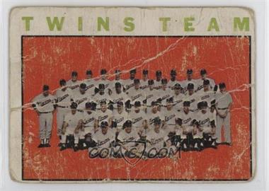 1964 Topps - [Base] #318 - Minnesota Twins Team [Poor to Fair]