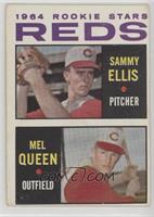 1964 Rookie Stars - Sammy Ellis, Mel Queen [COMC RCR Poor]
