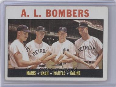 1964 Topps - [Base] #331 - A.L. Bombers (Roger Maris, Norm Cash, Mickey Mantle, Al Kaline) [Good to VG‑EX]