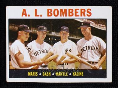 1964 Topps - [Base] #331 - A.L. Bombers (Roger Maris, Norm Cash, Mickey Mantle, Al Kaline) [Good to VG‑EX]