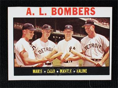 1964 Topps - [Base] #331 - A.L. Bombers (Roger Maris, Norm Cash, Mickey Mantle, Al Kaline)