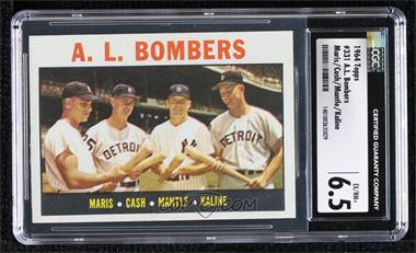 1964 Topps - [Base] #331 - A.L. Bombers (Roger Maris, Norm Cash, Mickey Mantle, Al Kaline) [CGC 6.5 EX/NM+]