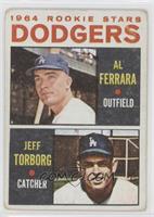 1964 Rookie Stars - Al Ferrara, Jeff Torborg [Noted]
