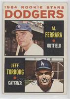 1964 Rookie Stars - Al Ferrara, Jeff Torborg [Poor to Fair]