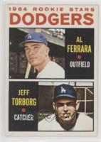 1964 Rookie Stars - Al Ferrara, Jeff Torborg