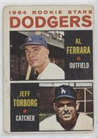 1964 Rookie Stars - Al Ferrara, Jeff Torborg [Poor to Fair]