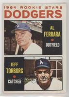 1964 Rookie Stars - Al Ferrara, Jeff Torborg