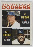 1964 Rookie Stars - Al Ferrara, Jeff Torborg