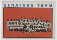 Washington Senators Team [COMC RCR Poor]