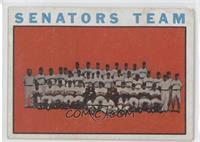 Washington Senators Team [Good to VG‑EX]