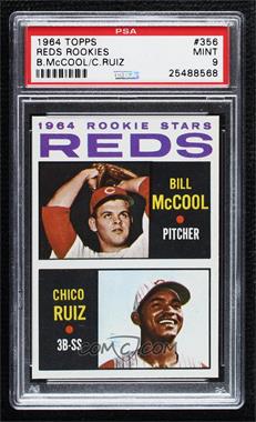 1964 Topps - [Base] #356 - 1964 Rookie Stars - Billy McCool, Chico Ruiz [PSA 9 MINT]