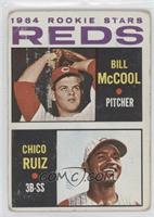 1964 Rookie Stars - Billy McCool, Chico Ruiz [Poor to Fair]