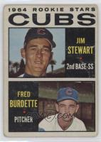 1964 Rookie Stars - Jimmy Stewart, Freddie Burdette [Poor to Fair]
