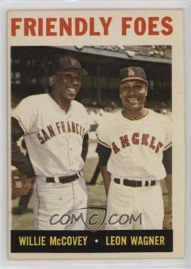 1964 Topps - [Base] #41 - Friendly Foes (Willie McCovey, Leon Wagner)