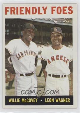 1964 Topps - [Base] #41 - Friendly Foes (Willie McCovey, Leon Wagner)