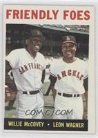 Friendly Foes (Willie McCovey, Leon Wagner) [Noted]