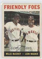 Friendly Foes (Willie McCovey, Leon Wagner) [Noted]