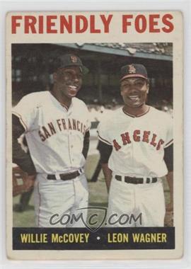 1964 Topps - [Base] #41 - Friendly Foes (Willie McCovey, Leon Wagner)