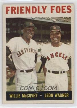 1964 Topps - [Base] #41 - Friendly Foes (Willie McCovey, Leon Wagner)