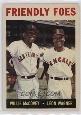 1964 Topps - [Base] #41 - Friendly Foes (Willie McCovey, Leon Wagner)