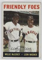 Friendly Foes (Willie McCovey, Leon Wagner) [Poor to Fair]