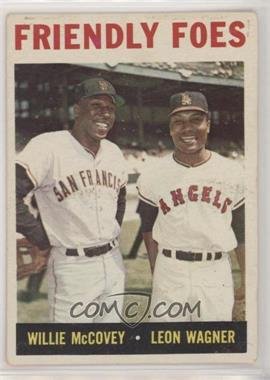 1964 Topps - [Base] #41 - Friendly Foes (Willie McCovey, Leon Wagner)