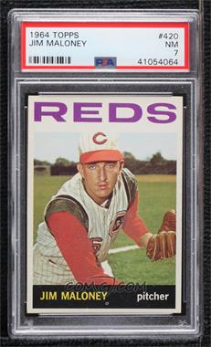 1964 Topps - [Base] #420 - Jim Maloney [PSA 7 NM]