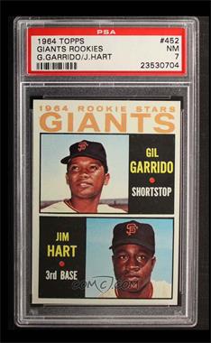 1964 Topps - [Base] #452 - 1964 Rookie Stars - Gil Garrido, Jim Hart [PSA 7 NM]