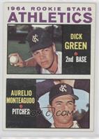 1964 Rookie Stars - Dick Green, Aurelio Monteagudo