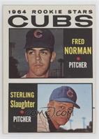 1964 Rookie Stars - Fred Norman, Sterling Slaughter [Poor to Fair]