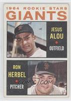 1964 Rookie Stars - Jesus Alou, Ron Herbel [Good to VG‑EX]