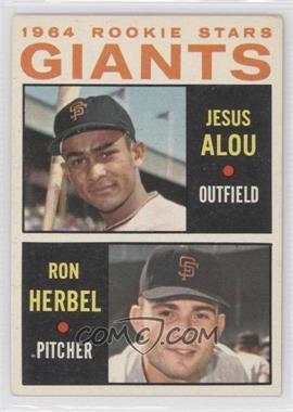 1964 Topps - [Base] #47 - 1964 Rookie Stars - Jesus Alou, Ron Herbel