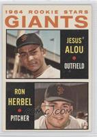 1964 Rookie Stars - Jesus Alou, Ron Herbel