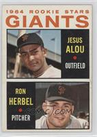 1964 Rookie Stars - Jesus Alou, Ron Herbel [Good to VG‑EX]